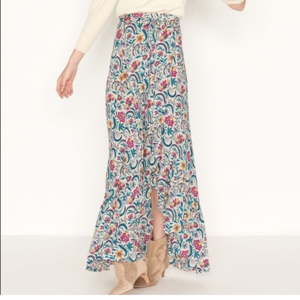 Ba&sh wrap long skirt. Gorgeous fabric and flow